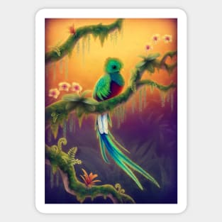 Resplendent Quetzal Sticker